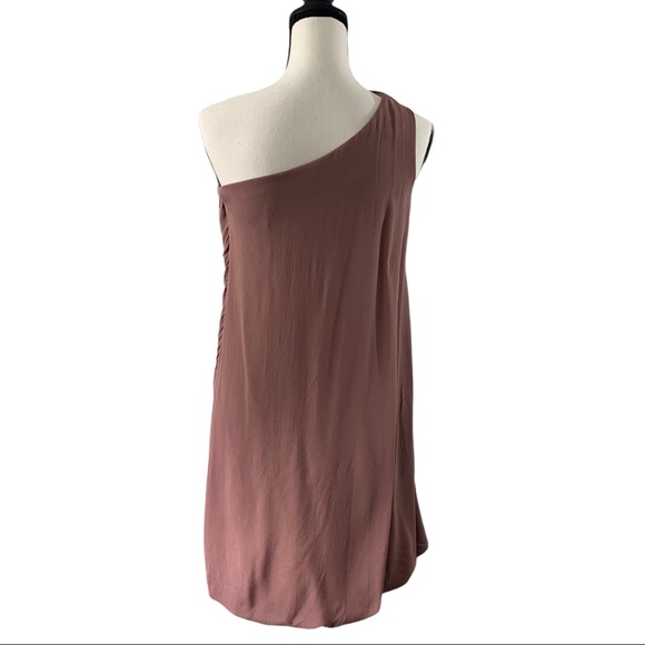 BCBGMaxAzria One Shoulder Rosette Bubble Dress 2 - Picture 4 of 10